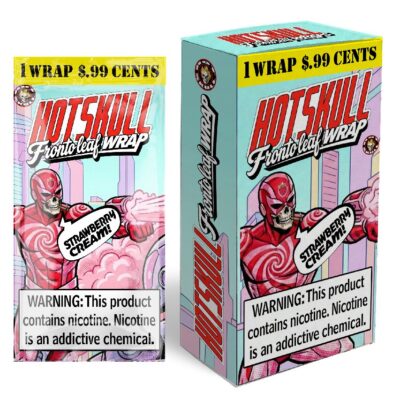 Hot Skull Fronto Leaf Wrap 1ct Strawberry Cream